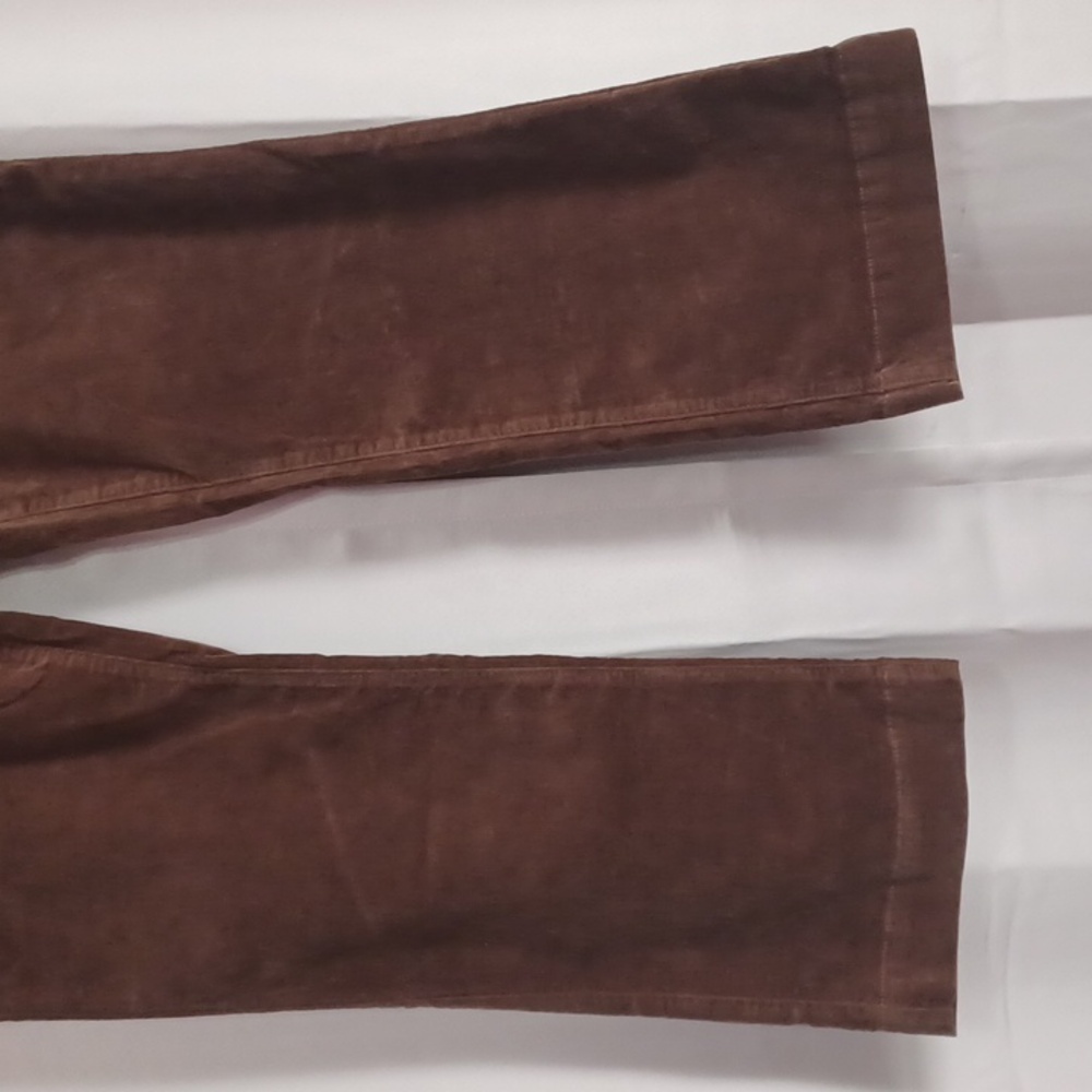 Flamingals Brown Corduroy High Rise Straight/Wide Leg Pants Made For Curves New - Picture 7 of 15
